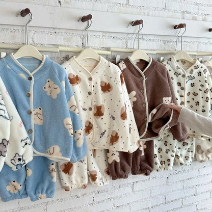 Blue Bear Cuddly Baby & Kids Pyjama Set