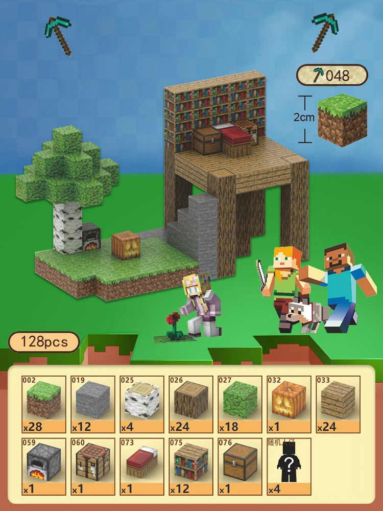 Magnetic Building Blocks Toy Mine Magnet Christmas Gift